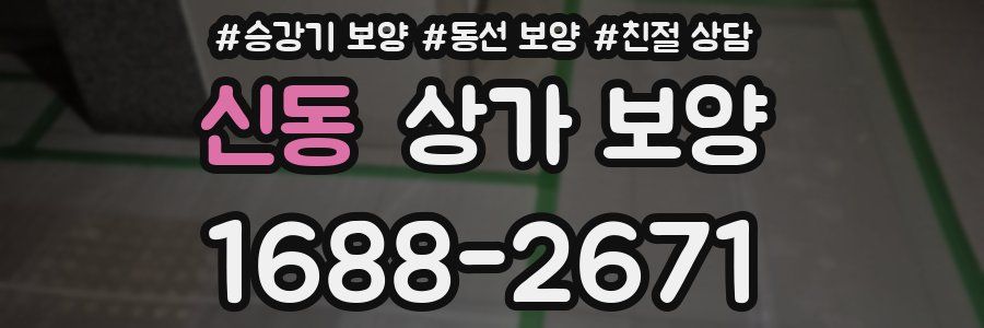 신동 상가 보양