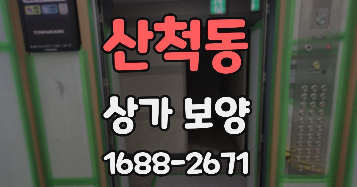 산척동 상가 보양