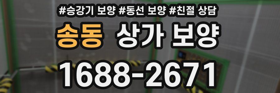 송동 상가 보양