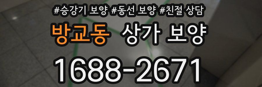 방교동 상가 보양