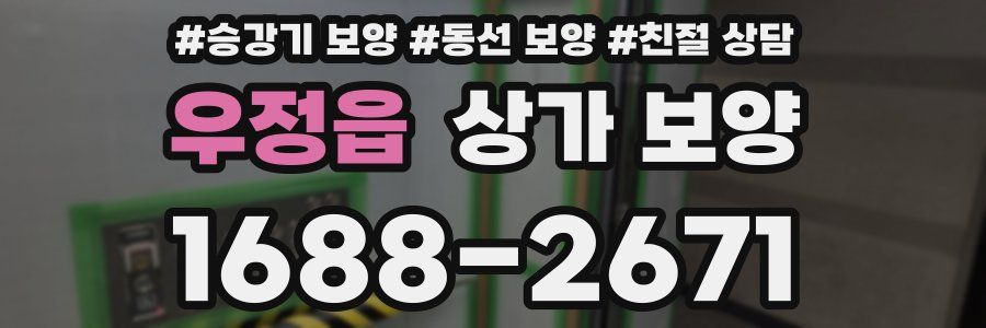우정읍 상가 보양