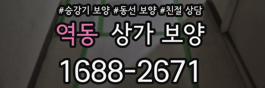 역동 상가 보양