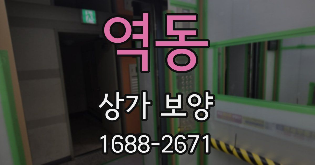 역동 상가 보양
