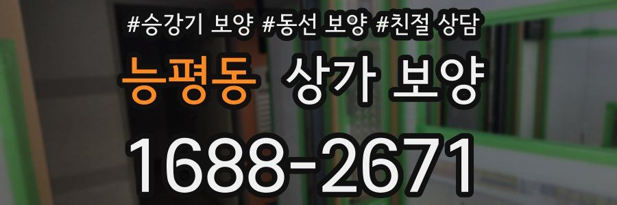 능평동 상가 보양