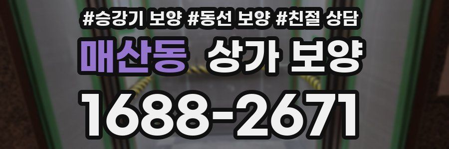 매산동 상가 보양