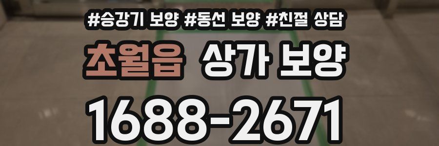 초월읍 상가 보양