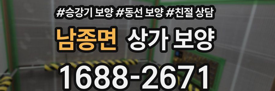 남종면 상가 보양