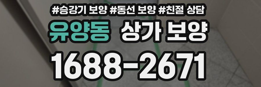 유양동 상가 보양