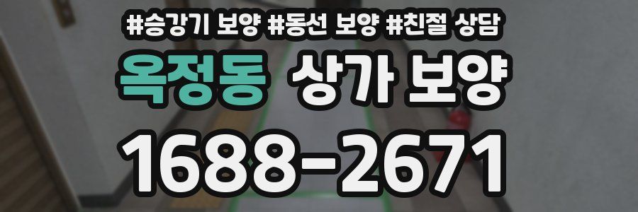 옥정동 상가 보양