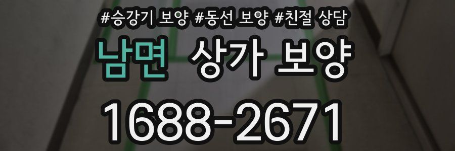 남면 상가 보양