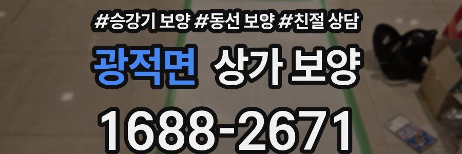 광적면 상가 보양