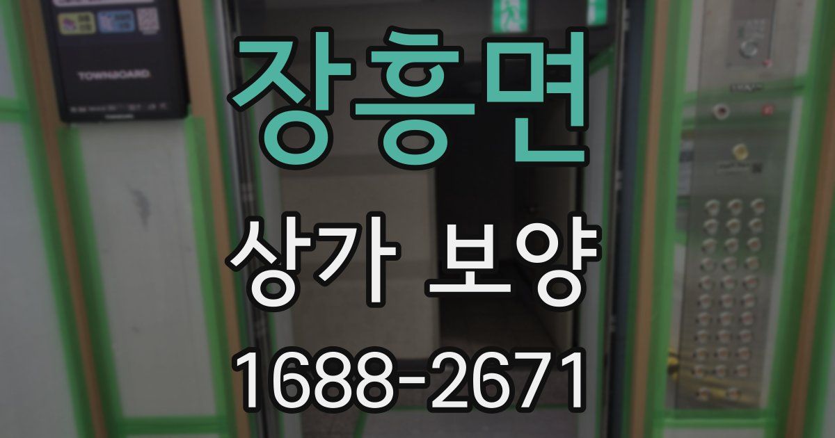장흥면 상가 보양