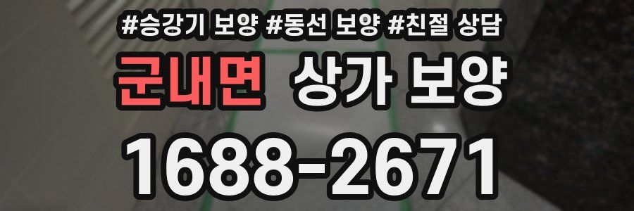 군내면 상가 보양