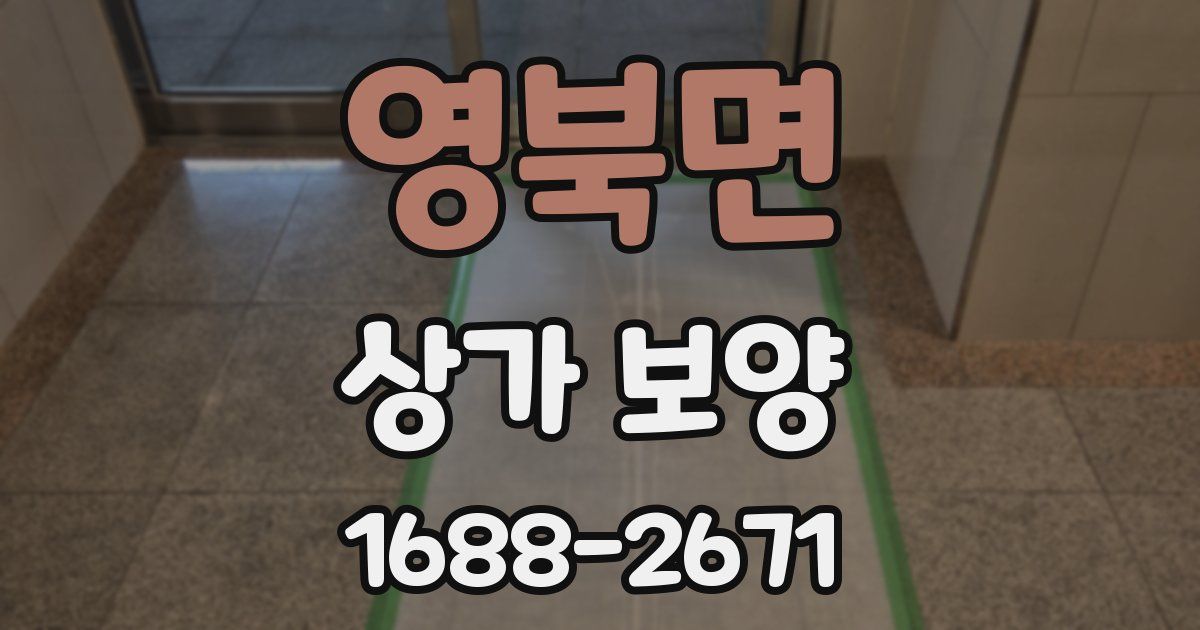 영북면 상가 보양