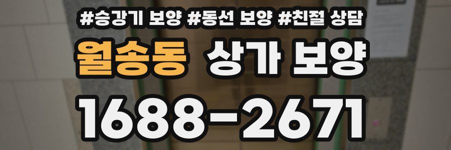 월송동 상가 보양