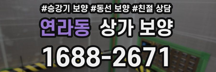 연라동 상가 보양