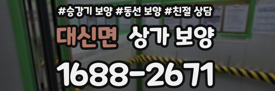 대신면 상가 보양