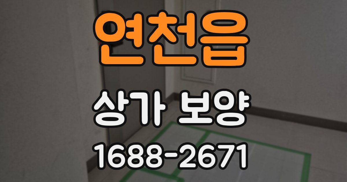 연천읍 상가 보양