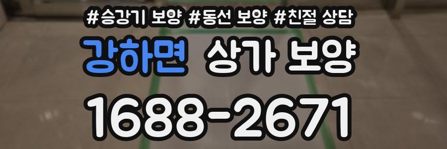 강하면 상가 보양