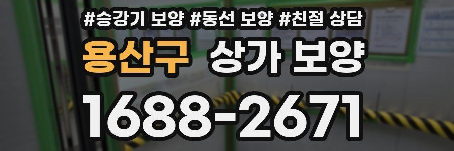 용산구 상가 보양