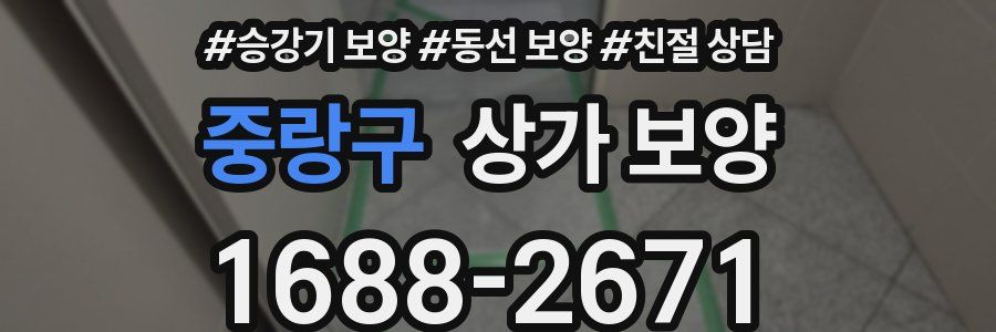 중랑구 상가 보양
