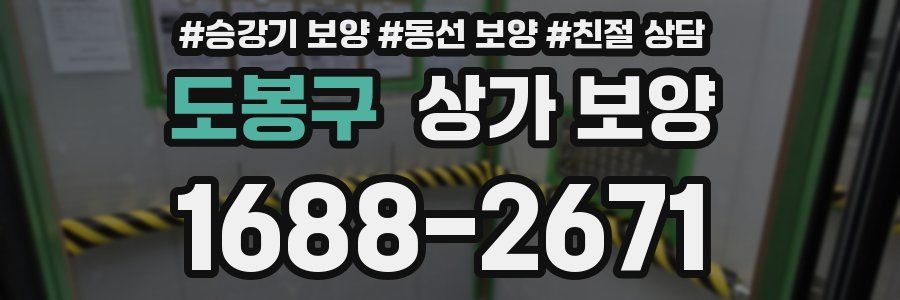 도봉구 상가 보양