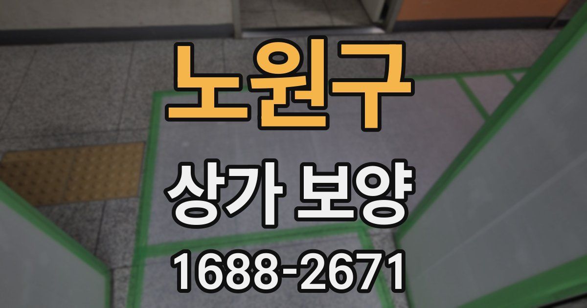 노원구 상가 보양