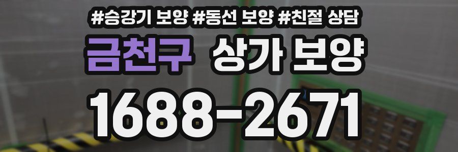 금천구 상가 보양
