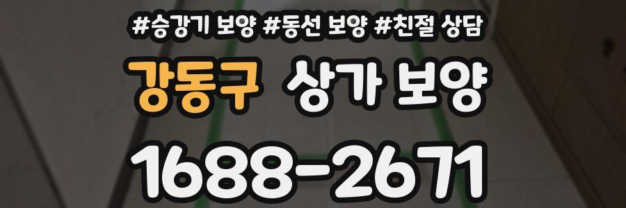 강동구 상가 보양