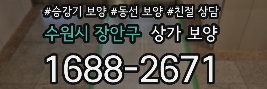 수원시 장안구 상가 보양