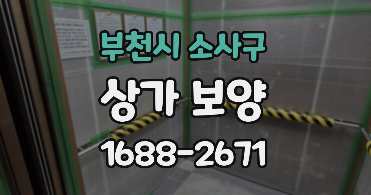 부천시 소사구 상가 보양