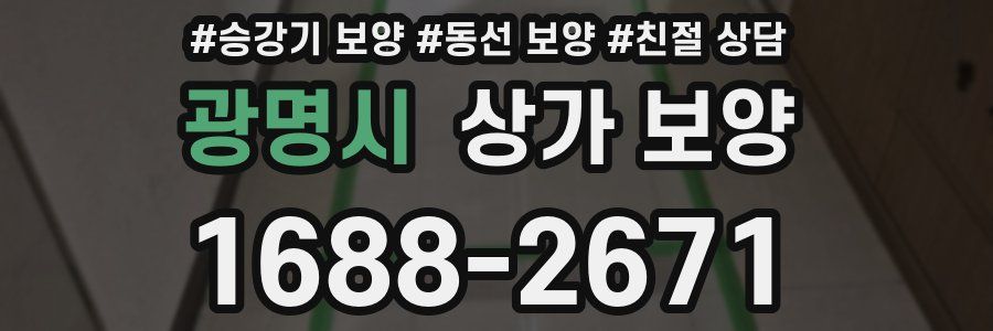 광명시 상가 보양