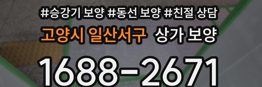 고양시 일산서구 상가 보양