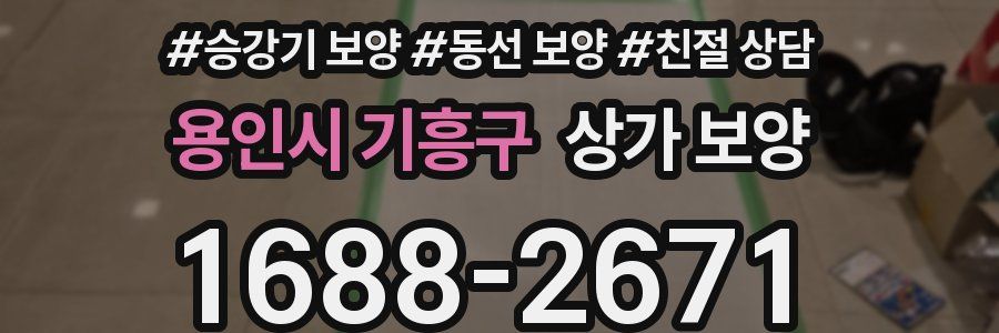 용인시 기흥구 상가 보양