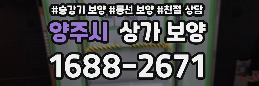 양주시 상가 보양