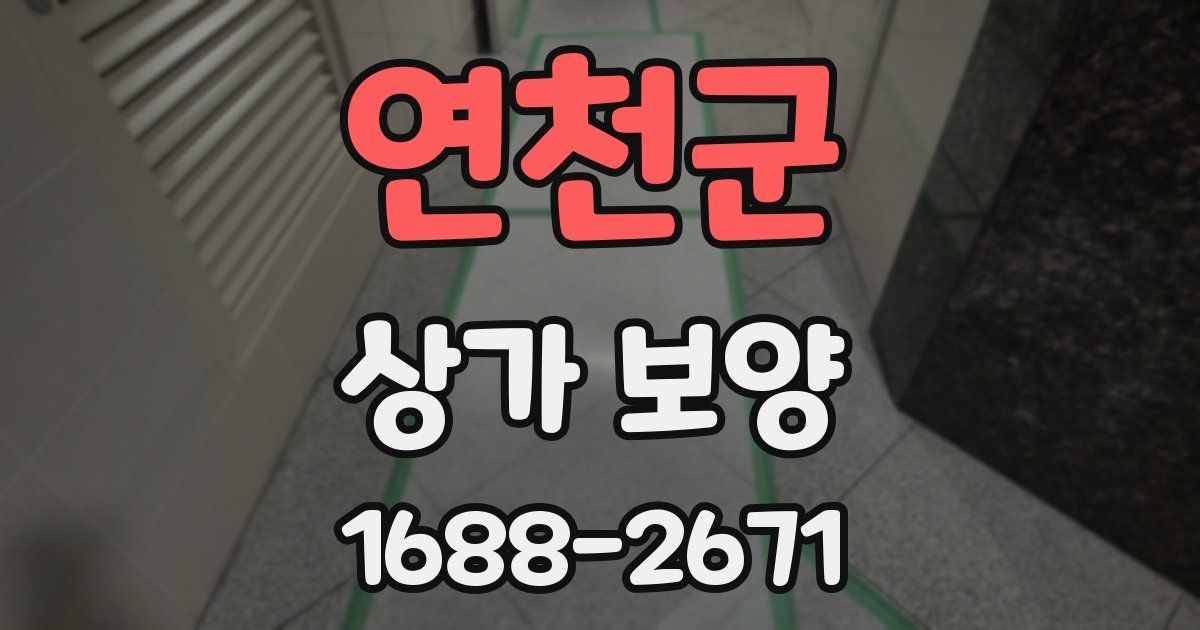 연천군 상가 보양