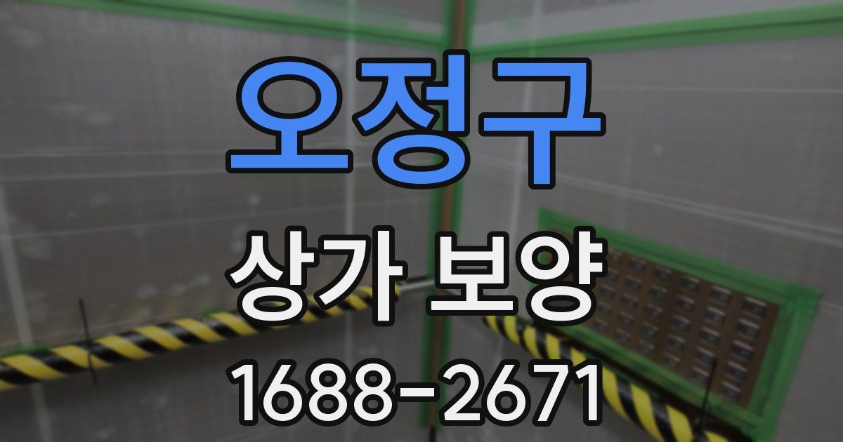 오정구 상가 보양