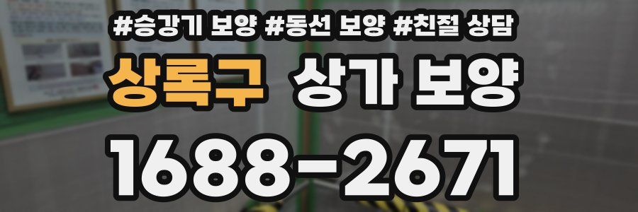 상록구 상가 보양