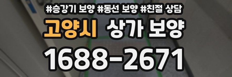 고양시 상가 보양