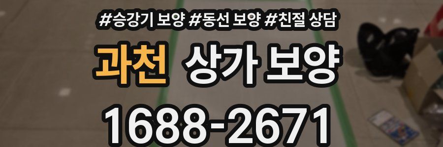 과천 상가 보양