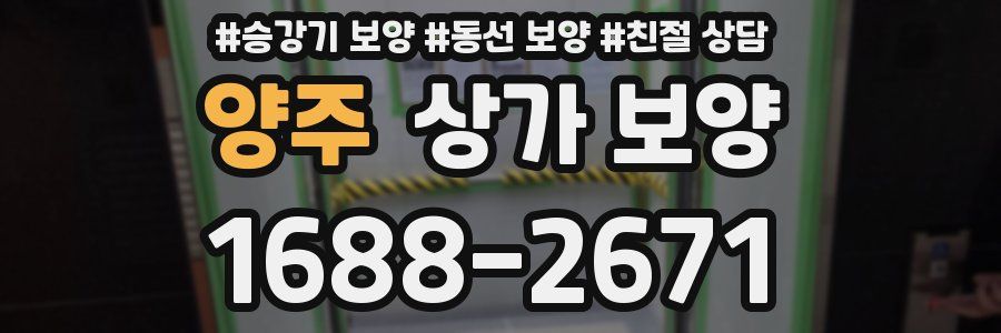 양주 상가 보양
