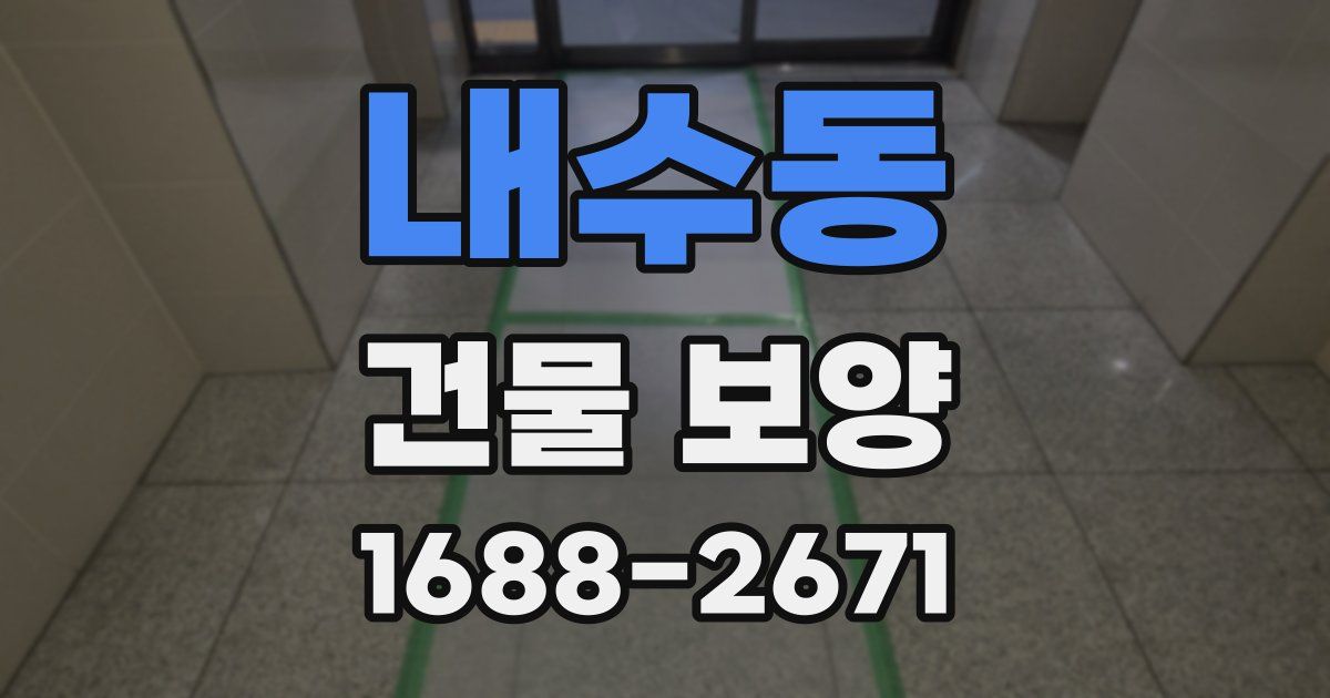 내수동 건물 보양