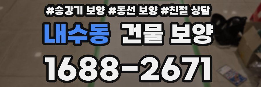 내수동 건물 보양