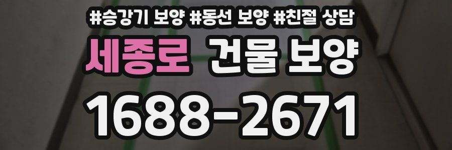 세종로 건물 보양
