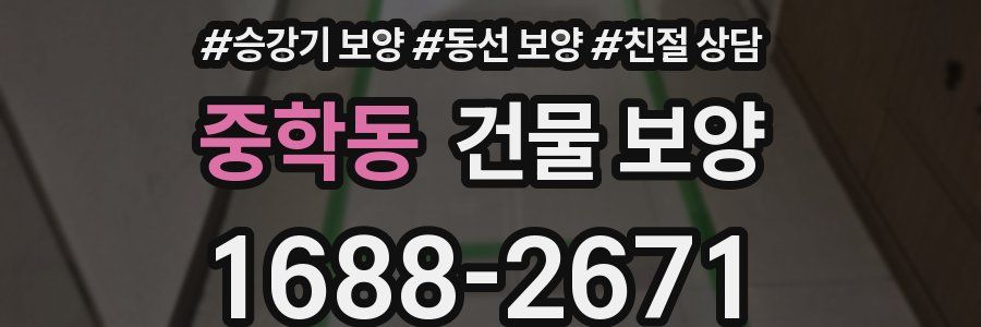 중학동 건물 보양