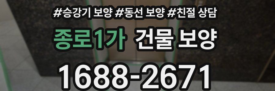 종로1가 건물 보양