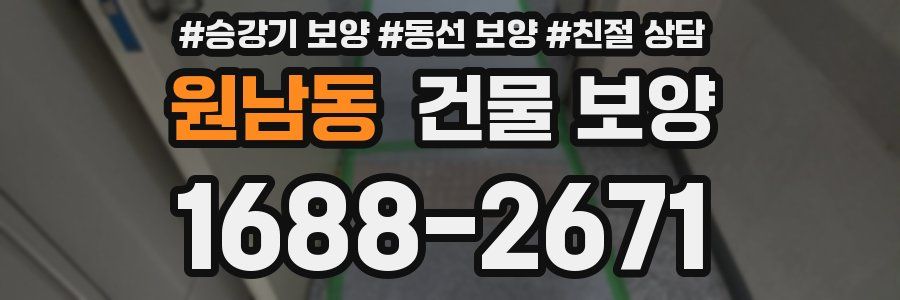 원남동 건물 보양