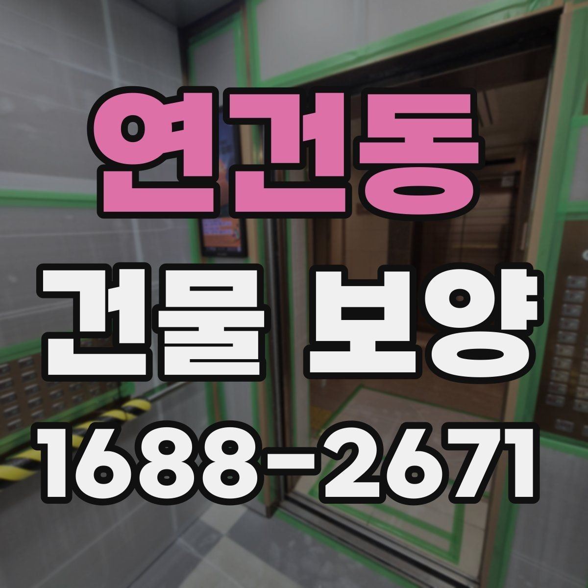 연건동 건물 보양 작업 순서와 체크리스트