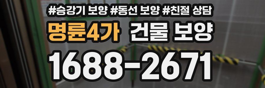 명륜4가 건물 보양
