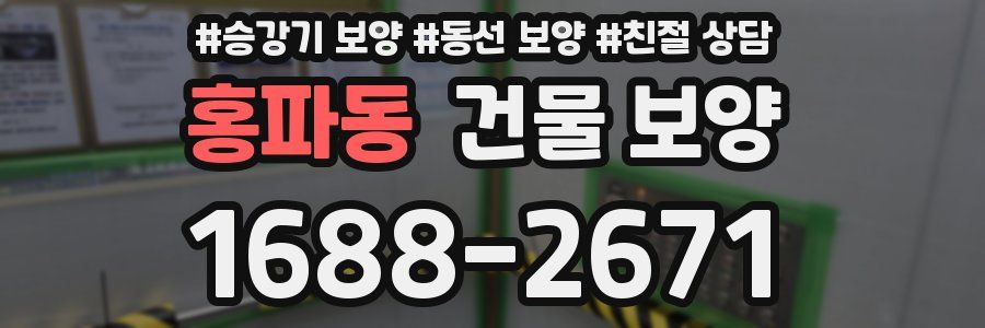 홍파동 건물 보양